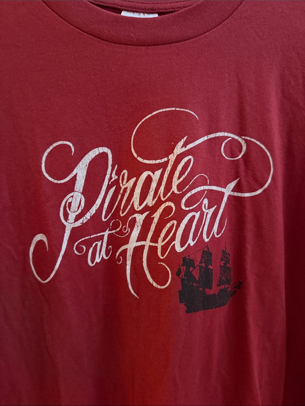 Disney Pirates of the Caribbean Pirate at Heart Long Sleeve Graphic Tee L - Picture 2 of 8